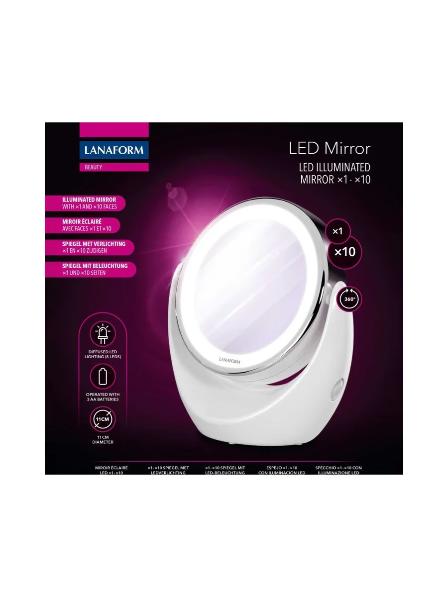 LANAFORM LED MIRROR 10X 5